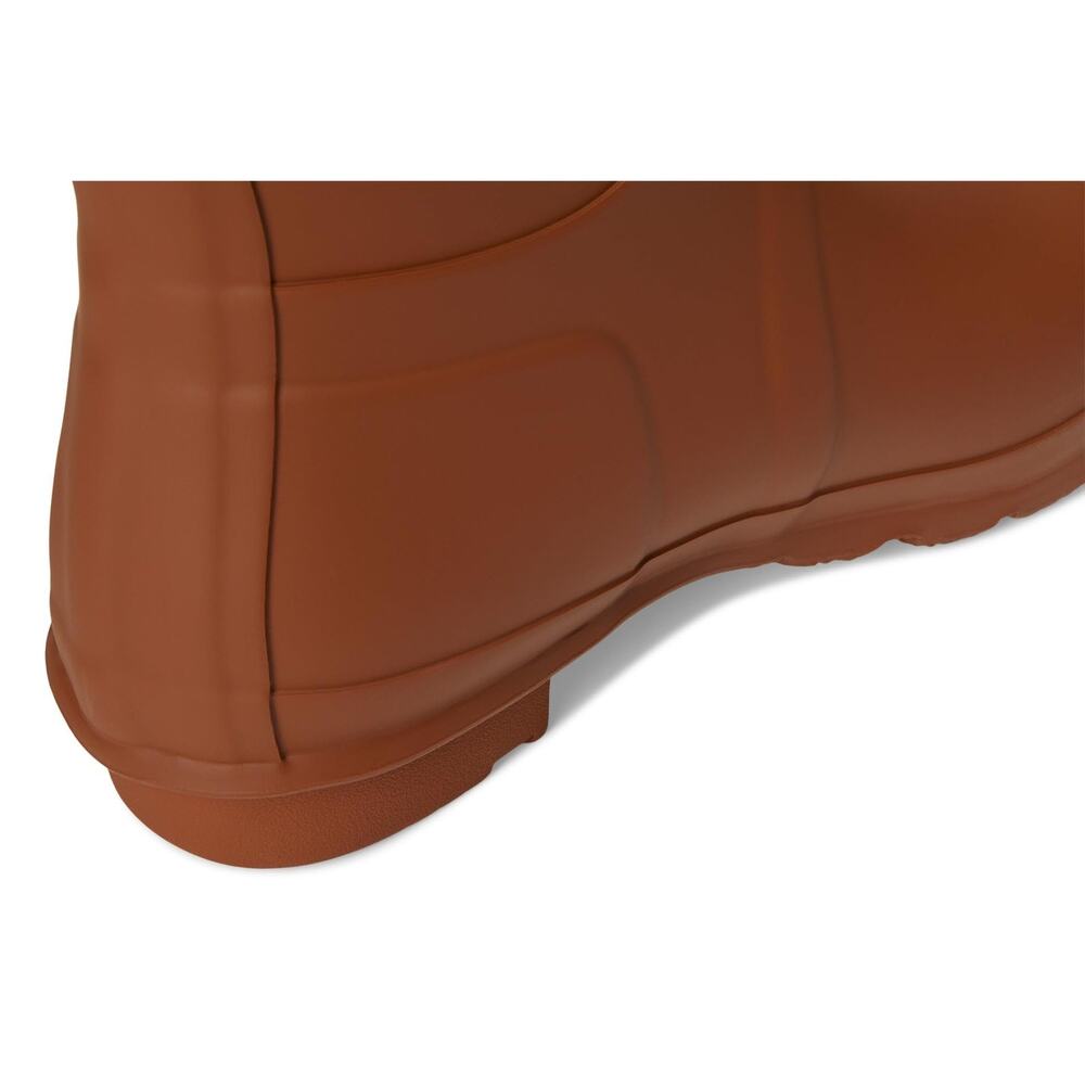 HUNTER WOMENS ORIGINAL TALL BOOTS MEDIUM BROWN,10 MEDIUM - Picture 6 of 7